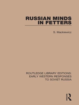 cover image of Russian Minds in Fetters